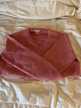 St. John's Bay Rose V-Neck Cotton Sweater
